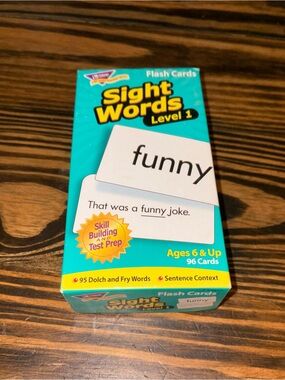 Sight Words Level 1 Flash Cards - Teal Box